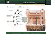 Tablet Screenshot of criterion-hotel-perth.com.au